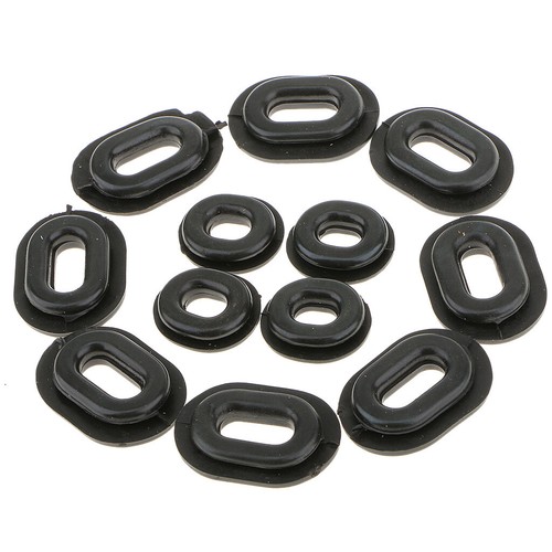 12pcs new black motorbike - black,