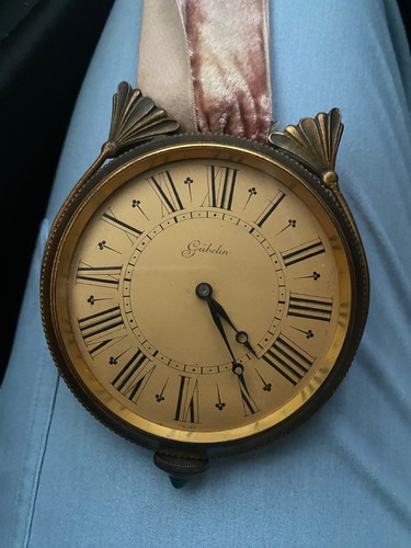 Gubelin antique clock watch - antique,
