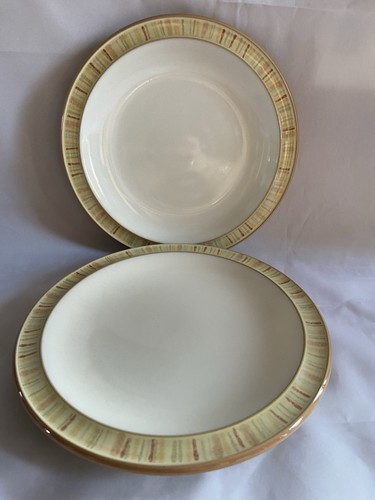 Denby caramel stripes plates - denby,