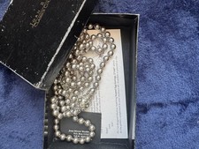 Joan Rivers Set Of Grey Pearl