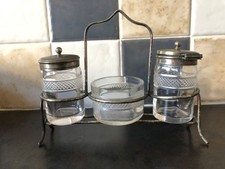 Vintage EPNS & Glass Cruet