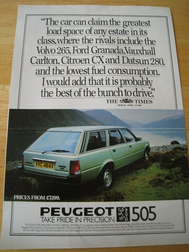Peugeot 505 estate - peugeot, car