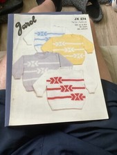 JAROL CHILD PATTERNED SWEATER DK 4 PLY KNITTING PATTERN