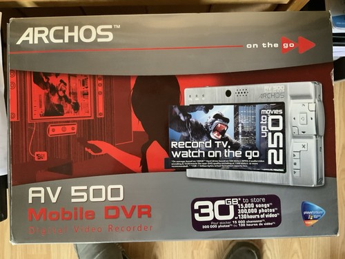 Archos 500 mobile dvr - archos, av