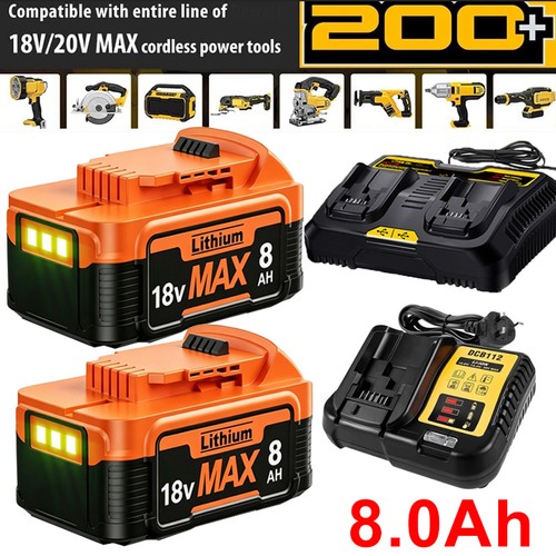 0ah for dewalt 18v - 8.0ah,