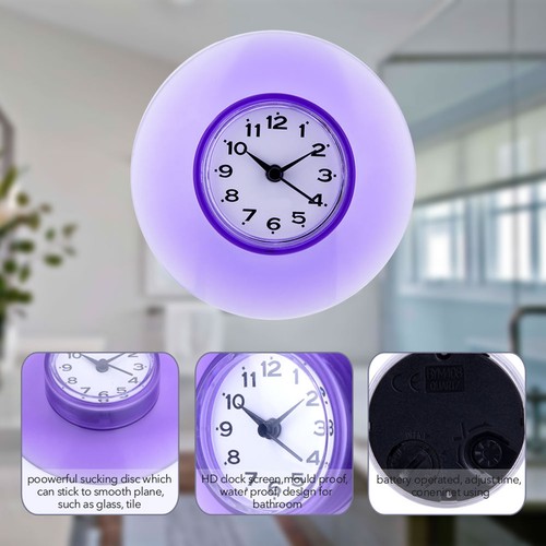Purple bathroom kitchen mirror - kitchen,