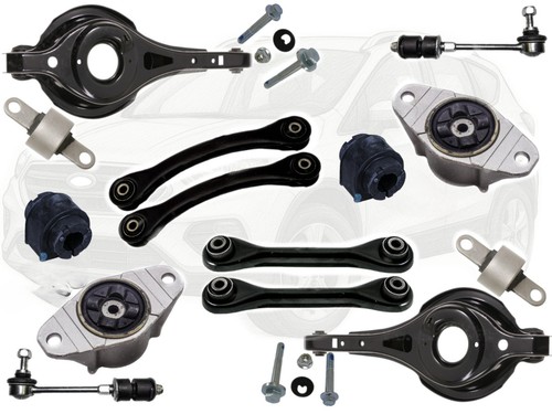 Rear suspension arms - arms, spring