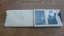 WW2 ORIGINAL ANGLO INDIAN OFFICER PHOTO ALBUM + ID CARDS LT R A McGOWEN