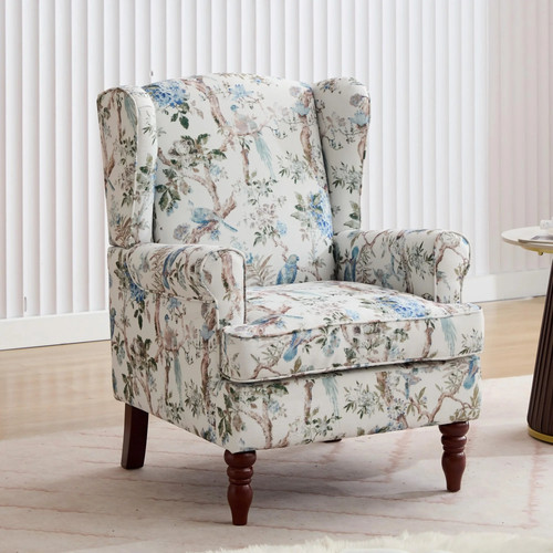 Modern accent chair with - accent,
