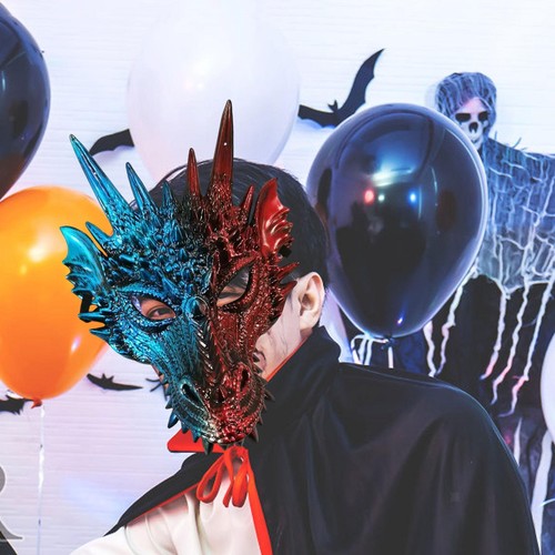 Dragon cosplay mask - mask, 3d