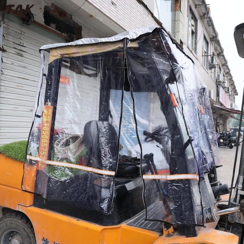 Forklift cover attachment - forklift,