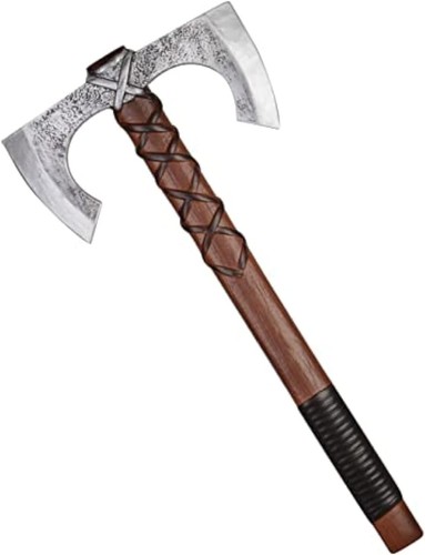 Foam viking axe for halloween - foam,