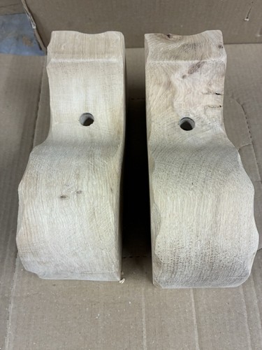 Pair solid handmade rustic - pair,