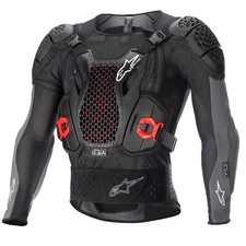 Alpinestars 2026 Bionic Plus V2 Protection Jacket Black Anthractive Red  MX Quad