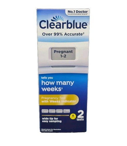 Clearblue pregnancy test with - pregnancy,