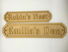 Name Plaque Street Sign LARGE