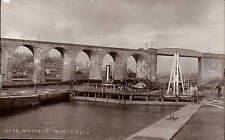 Northwich. River Weaver. Locks & Viaduct by Hodgson & Co., Northwich.