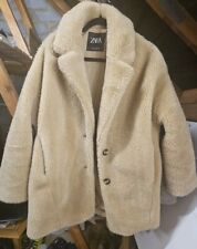 zara teddy bear coat