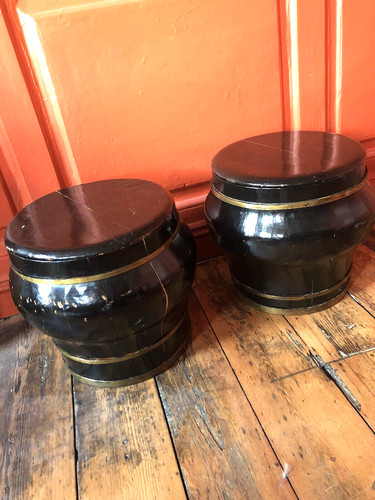 Pair antique vintage - of,