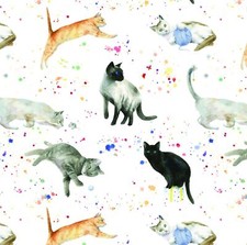Cat & Kitten Wrapping Paper