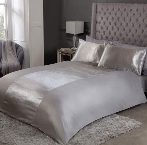 Satin duvet sets panel quilt - ,