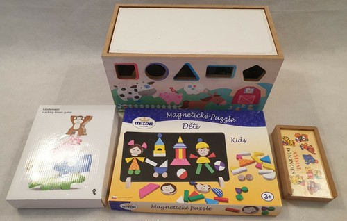 Wooden toy bundle - toy, magnetic