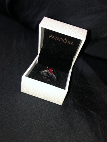 Pandora size heart ring with - pandora,