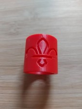 UK Scouting Plastic RED Fleur De Lys Woggle For Beaver, Cub, Scout Explorer