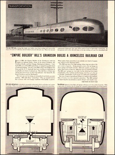 1949 vintage railroad article - 1949,