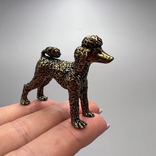Vintage 1960s mini poodle dog - vintage,