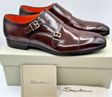 Santoni Inca Brown Leather