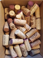 25 used wine bottle corks