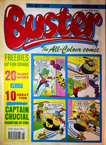 Buster comic vintage 1990s - comic,