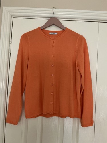 Womam orange cardigan - orange,