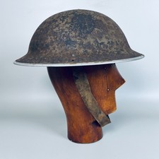 WW2 BRITISH ARMY TOMMY BRODIE HELMET LINER AND CHIN STRAP