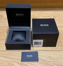Genuine Original Hugo Boss Watch Presentation Box Case with Booklet