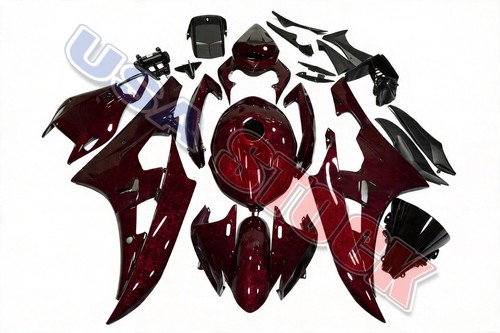 Red black forged - red, carbon