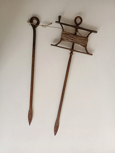 Antique iron garden - garden, line,