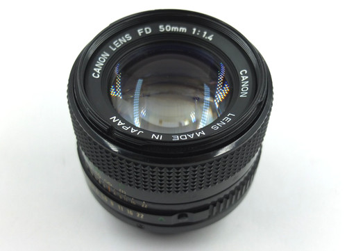 Canon 50mm f1 4 manual - fd,