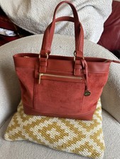 Gorgeous . Laura Ashley  Leather velvet Cotton Bag New Not Been Used