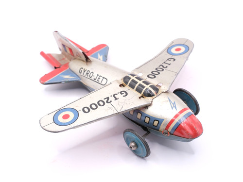 Vintage tin plate - tin, jet
