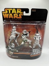 Star Wars Action Figures Clone Trooper Build Your Army GREEN Revenge Of The Sith