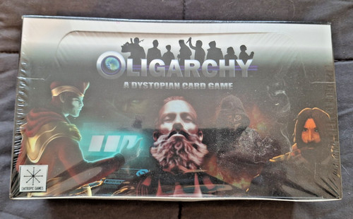 Oligarchy dystopian card - oligarchy, a
