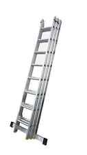 2.4M - 5.22M 8 RUNG ALUMINIUM EN131 PROFESSIONAL TRIPLE EXTENSION LADDER LYTE 