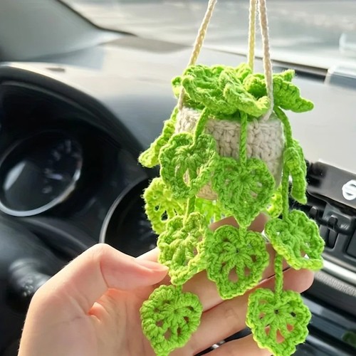 Handmade crochet potted plant - crochet,
