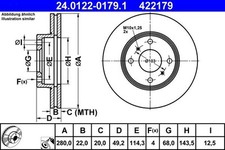 Brake Disc NISSAN 200SX 1.8
