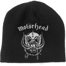 Motorhead Beanie Hat Warpig England Band Logo new Official Black One Size