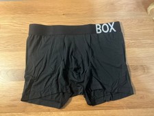 Box menswear black boxer