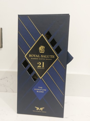 Royal salute box - box, empty