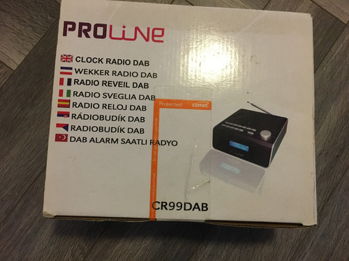 Radio alarm clock dab proline - clock,